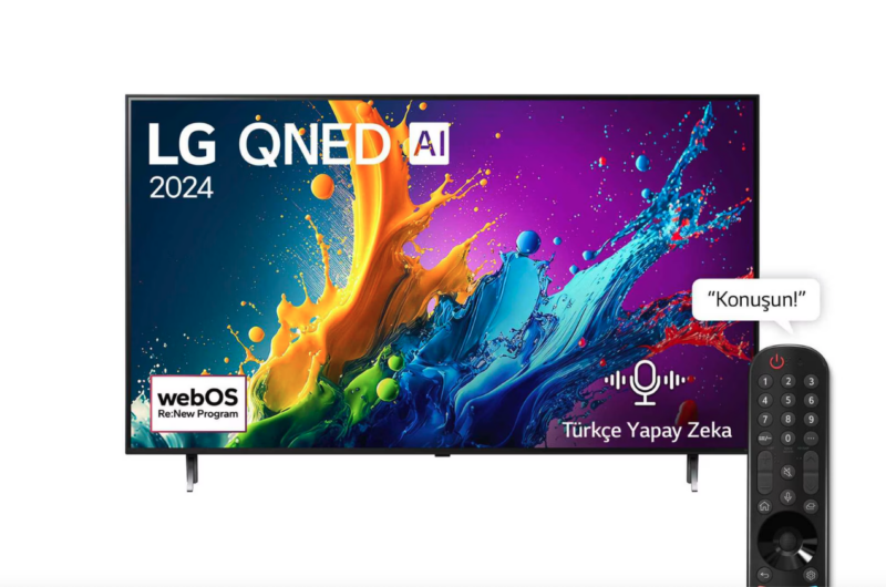 LG 86QNED80T6A 4K Ultra HD 86" 218 Ekran Uydu Alıcılı webOS Smart QNED TV