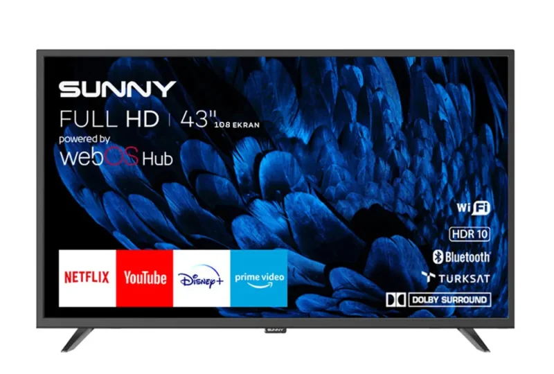 Sunny SN43DAL540 Full HD 43" 109 Ekran Uydu Alıcılı webOS Smart LED TV