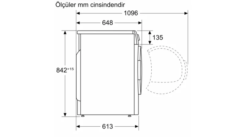 Bosch WQG2420RTR 9 kg Çamaşır Kurutma Makinesi - Görsel 10