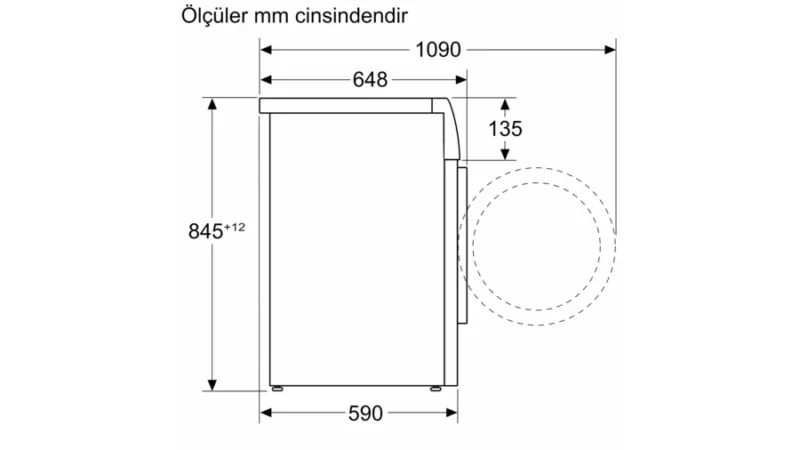 Bosch WGB254ASTR 1400 Devir 10 kg Çamaşır Makinesi - Görsel 3