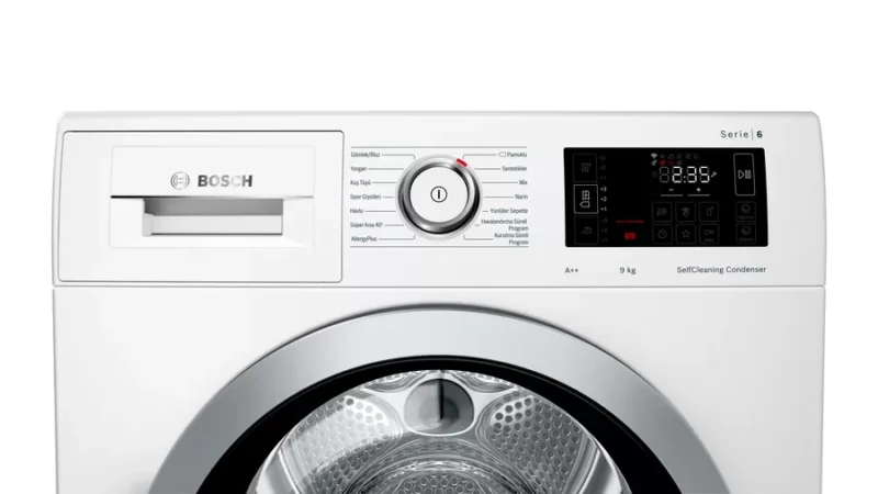 Bosch WTWH8760TR A++ 9 kg Çamaşır Kurutma Makinesi - Görsel 2