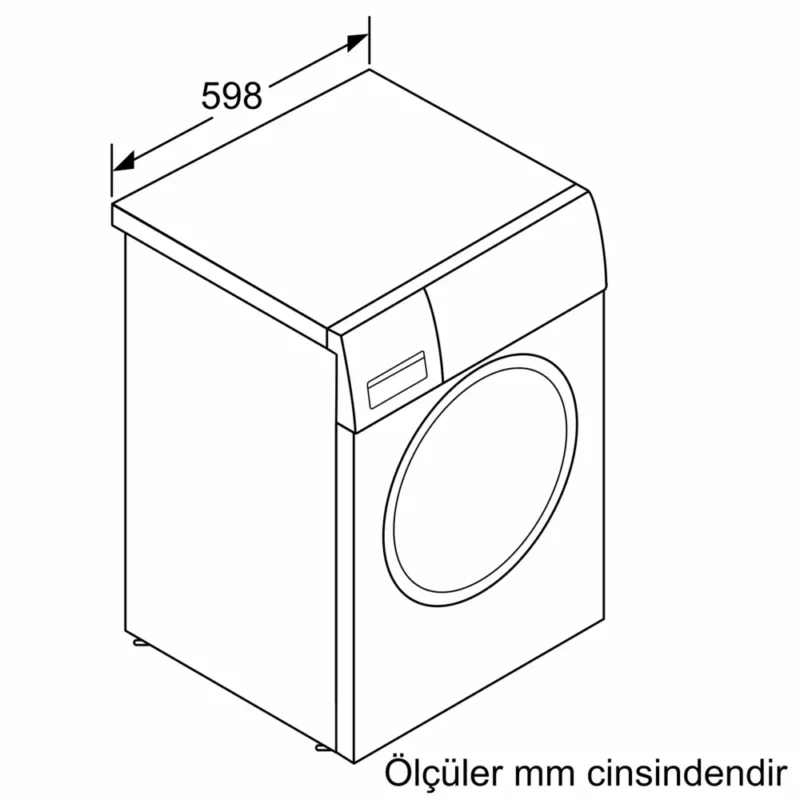 Profilo CGA242Z0TR 1200 Devir 9 kg Çamaşır Makinesi - Görsel 6