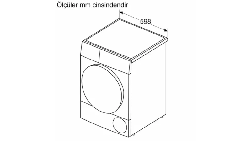 Siemens WQ44G2C1TR 9 kg Çamaşır Kurutma Makinesi - Görsel 3