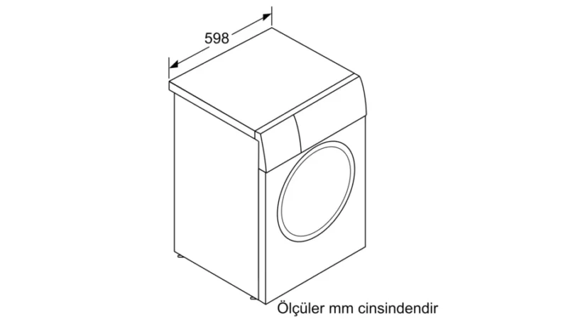 Bosch WGB254ASTR 1400 Devir 10 kg Çamaşır Makinesi - Görsel 2