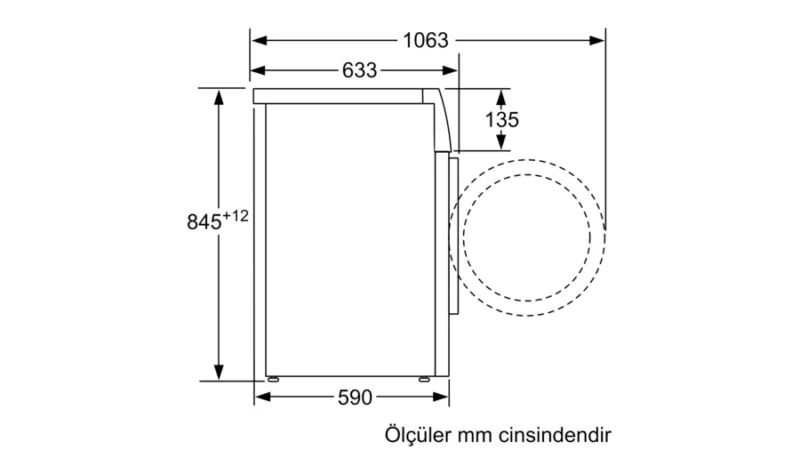 Siemens WM12N200TR 9 kg 1200 Devir Çamaşır Makinesi - Görsel 3